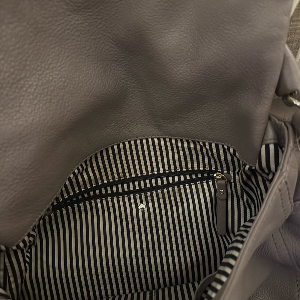 Kate Spade Charcoal Leather Shoulder Bag - Picture 4 of 7